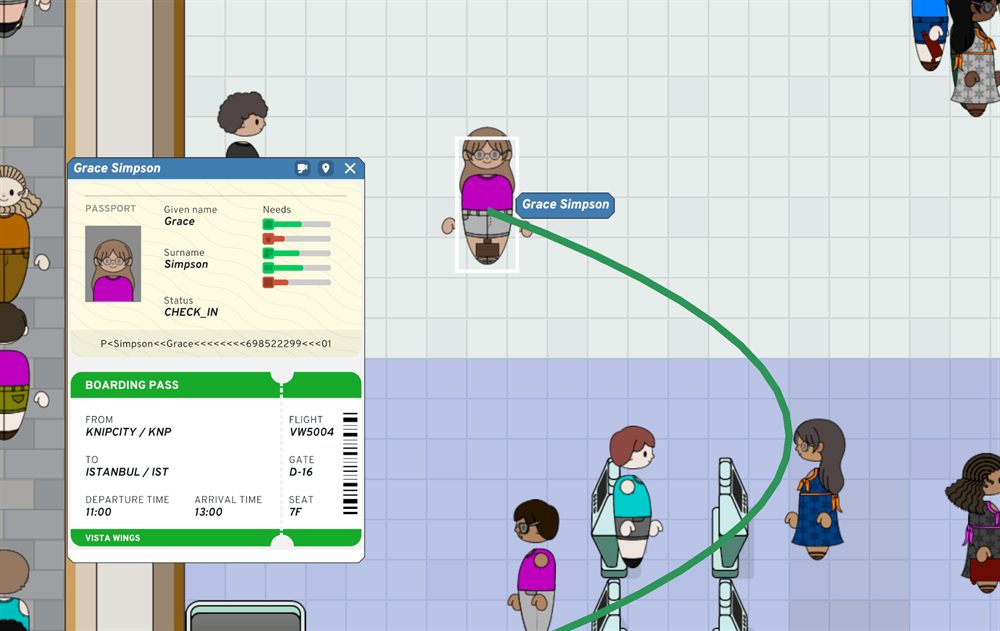 Keep Passengers Happy gameplay