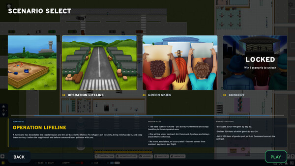 Play Hand-Crafted Scenarios gameplay